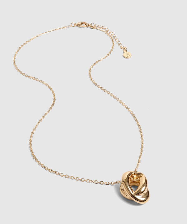 Collar De Cadena Con Dije Entrelazado Mujer image number null