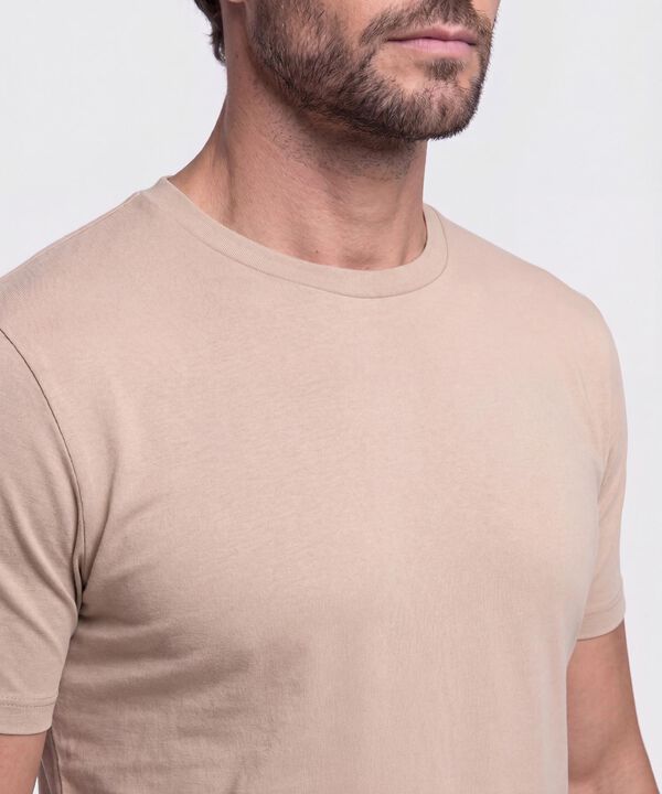 Camiseta B&aacute;sica Cuello Redondo Hombre