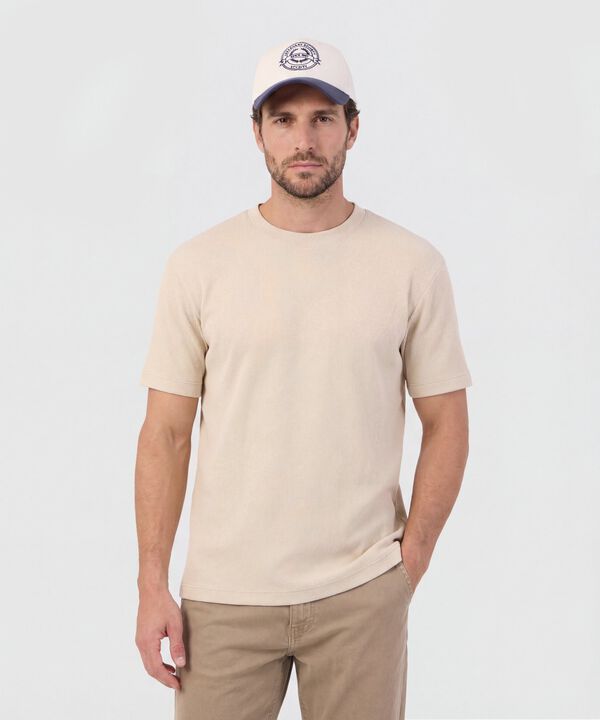 Camiseta Regular Fit Unicolor para Hombre image number null