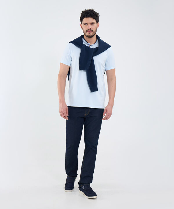 Polo Cuello Mao En Bloques