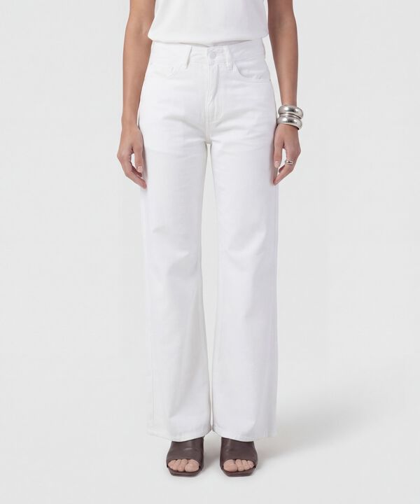 Jeans Wide Leg Tiro Alto Mujer image number null
