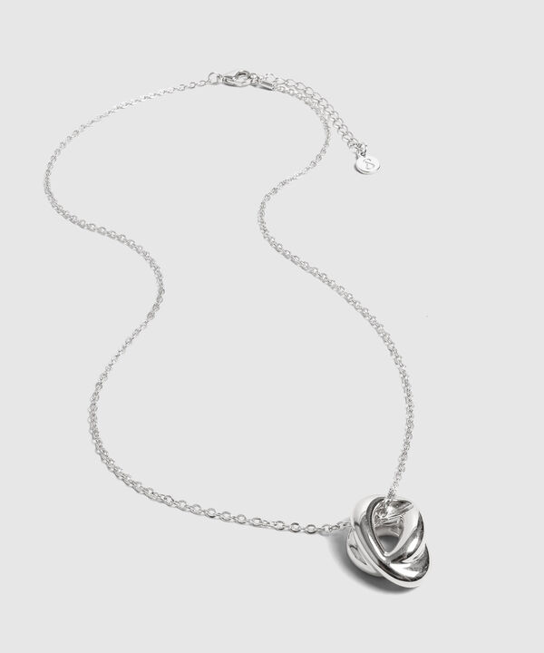 Collar De Cadena Con Dije Entrelazado Mujer image number null