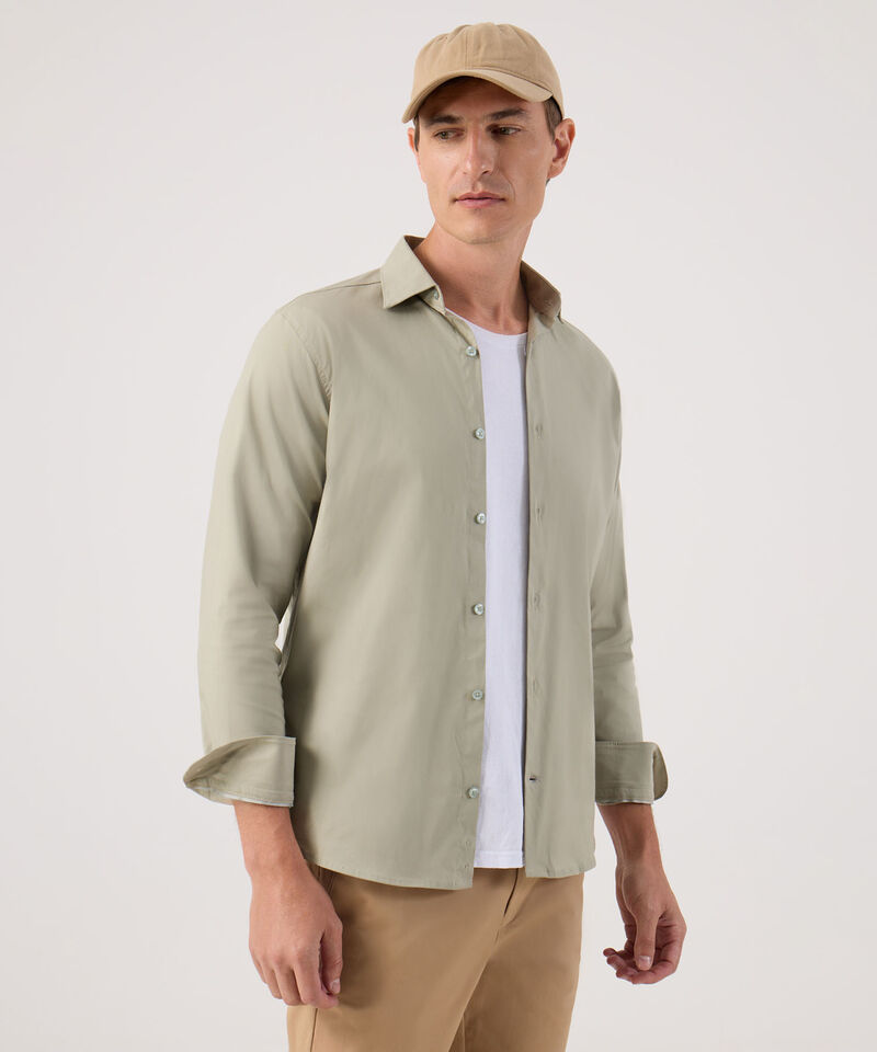 Camisa Corbatera Manga Larga