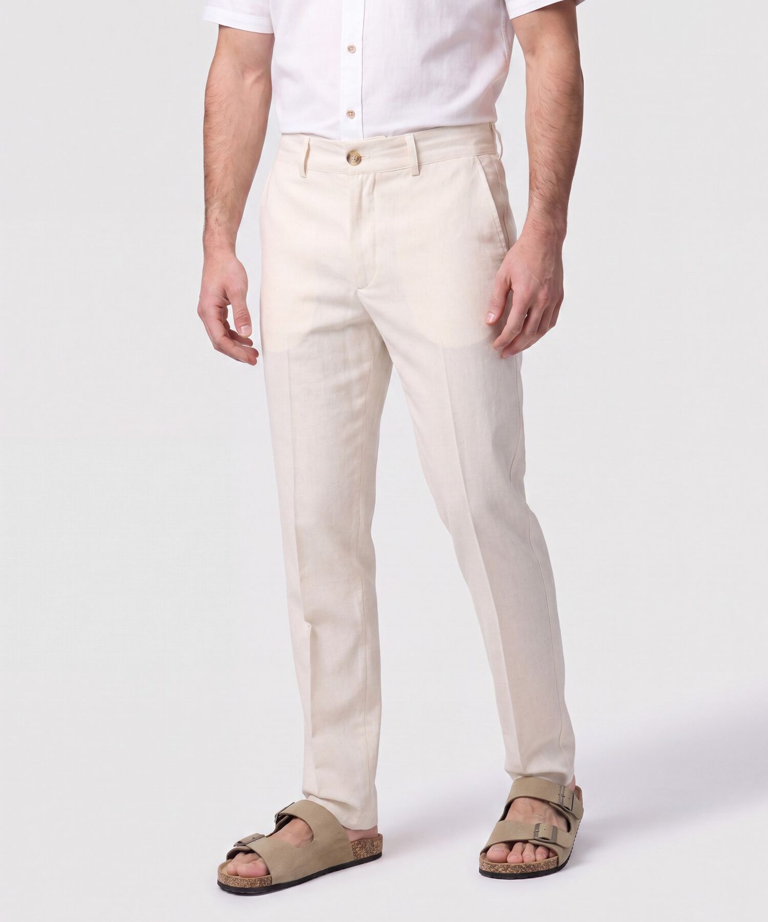 Pantal&oacute;n Jogger Unicolor Para Hombre