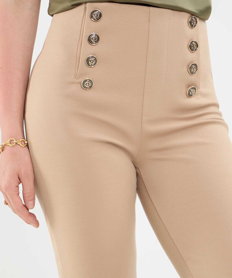 Leggins con botones en frente para mujer