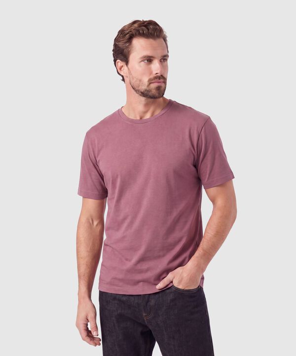 Camiseta B&aacute;sica De Cuello Redondo Para Hombre image number null