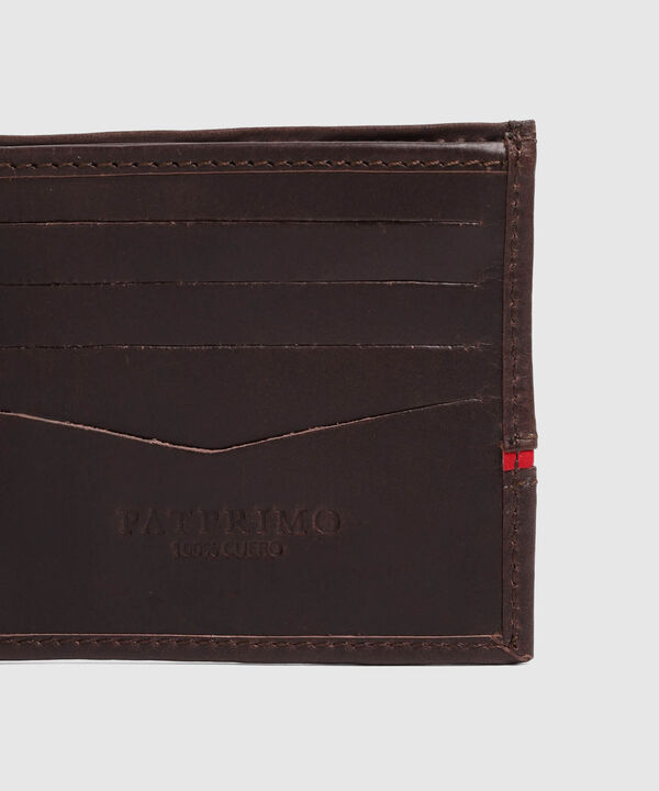Billetera Con Detalle Perforado Para Hombre