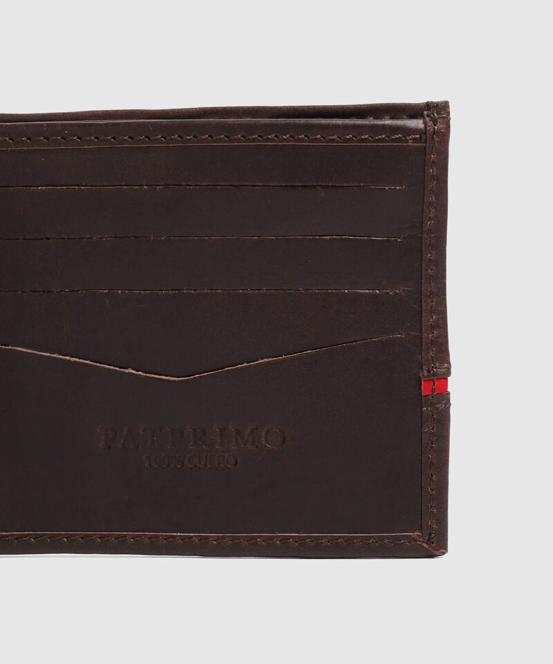 Billetera Con Detalle Perforado Para Hombre