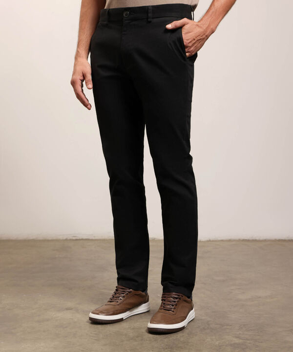 Pantal&oacute;n Chino Unicolor Para Hombre image number null