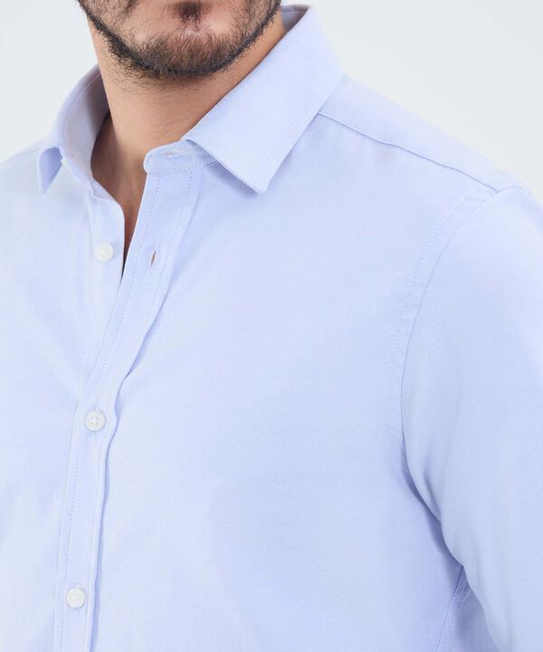 Camisa Manga Larga Dise&ntilde;o Cl&aacute;sico Para Hombre