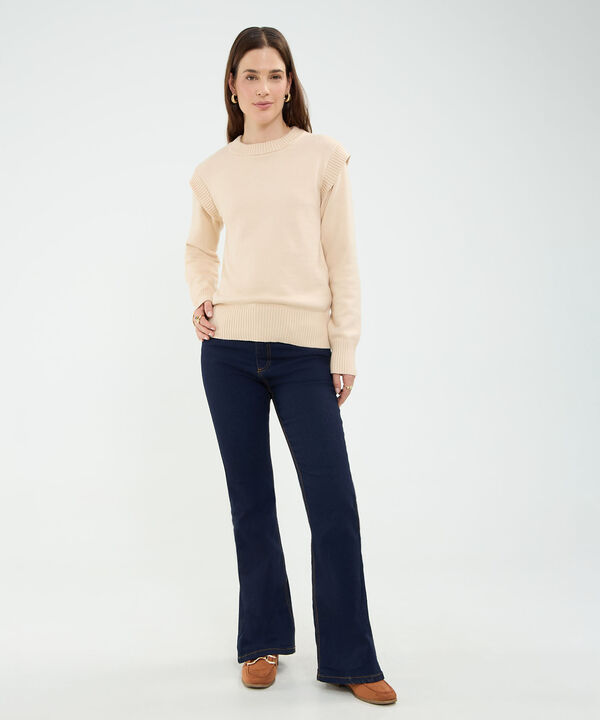 Jeans Flare Tono Oscuro