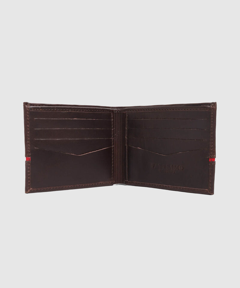 Billetera Con Detalle Perforado Para Hombre