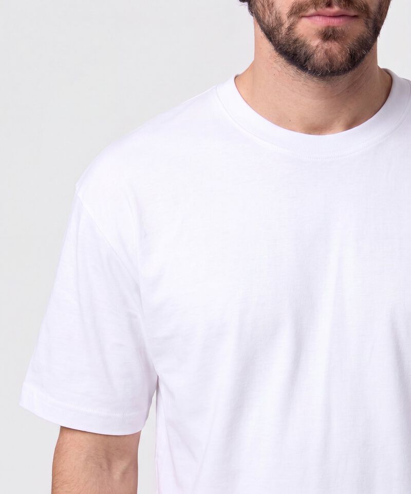 Camiseta Premium Cuello Grueso Para Hombre