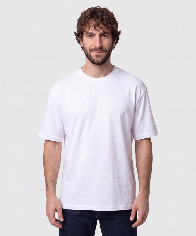 Camiseta Premium Cuello Grueso Para Hombre
