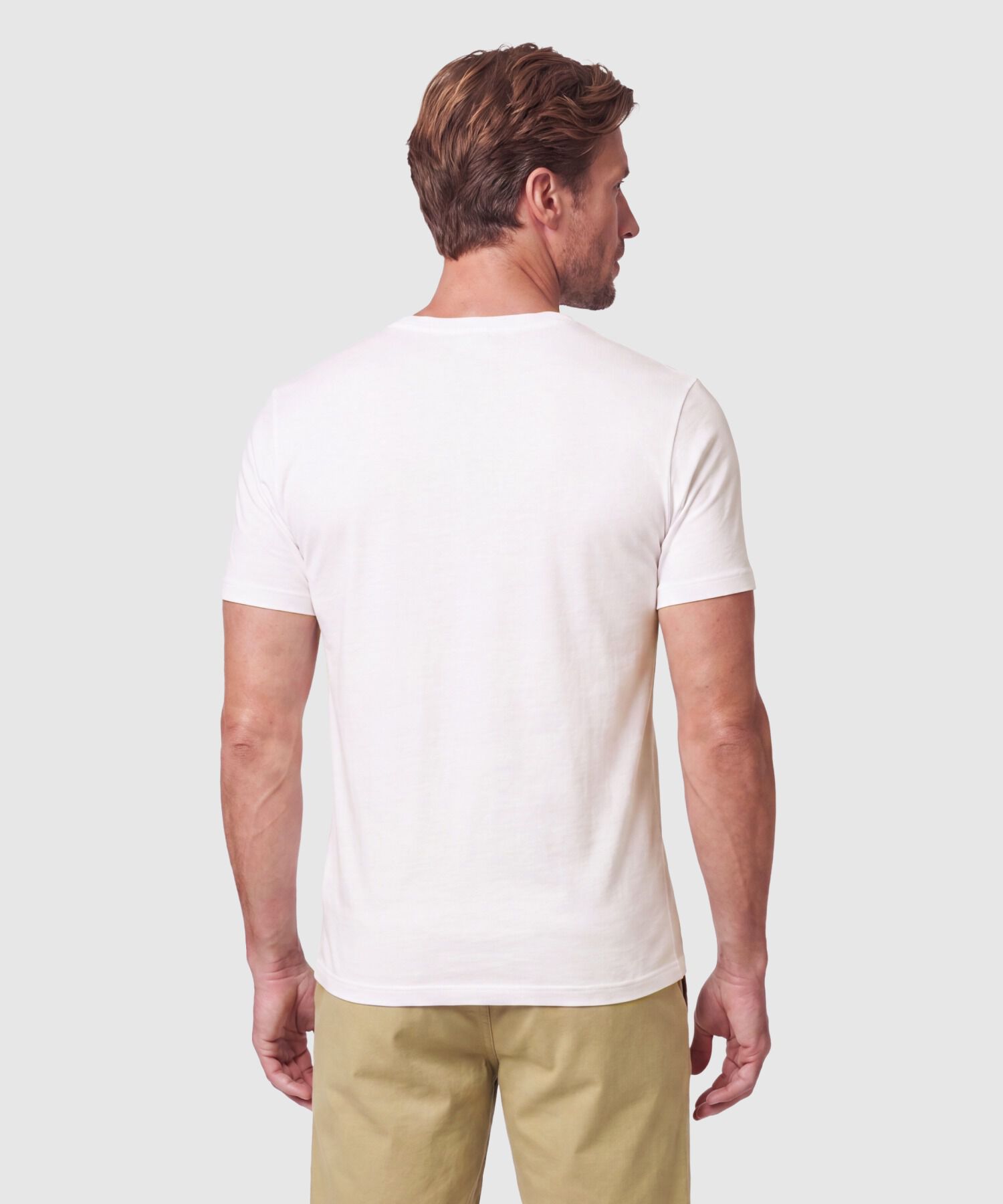 Camiseta B&aacute;sica Cuello Redondo Hombre