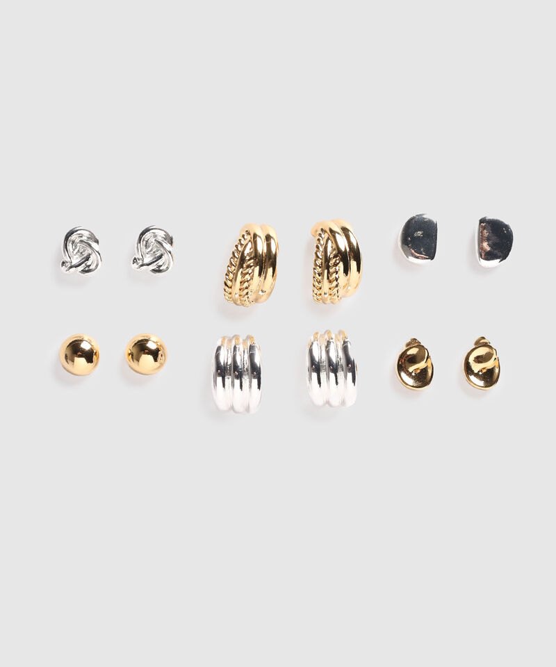 Set X6 Pares De Aretes De Moda Para Mujer