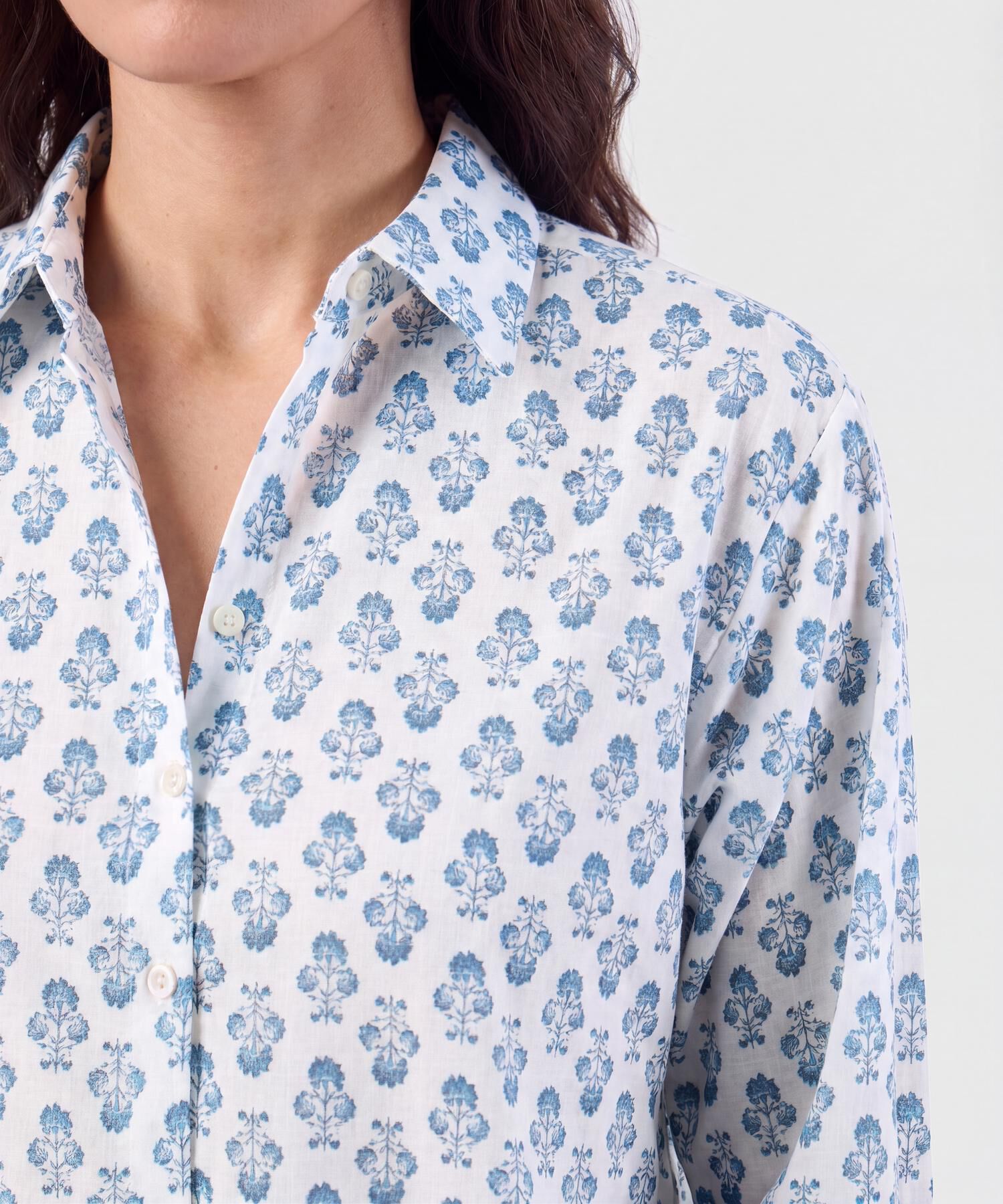 Camisa De Cuello Cl&aacute;sico Para Mujer