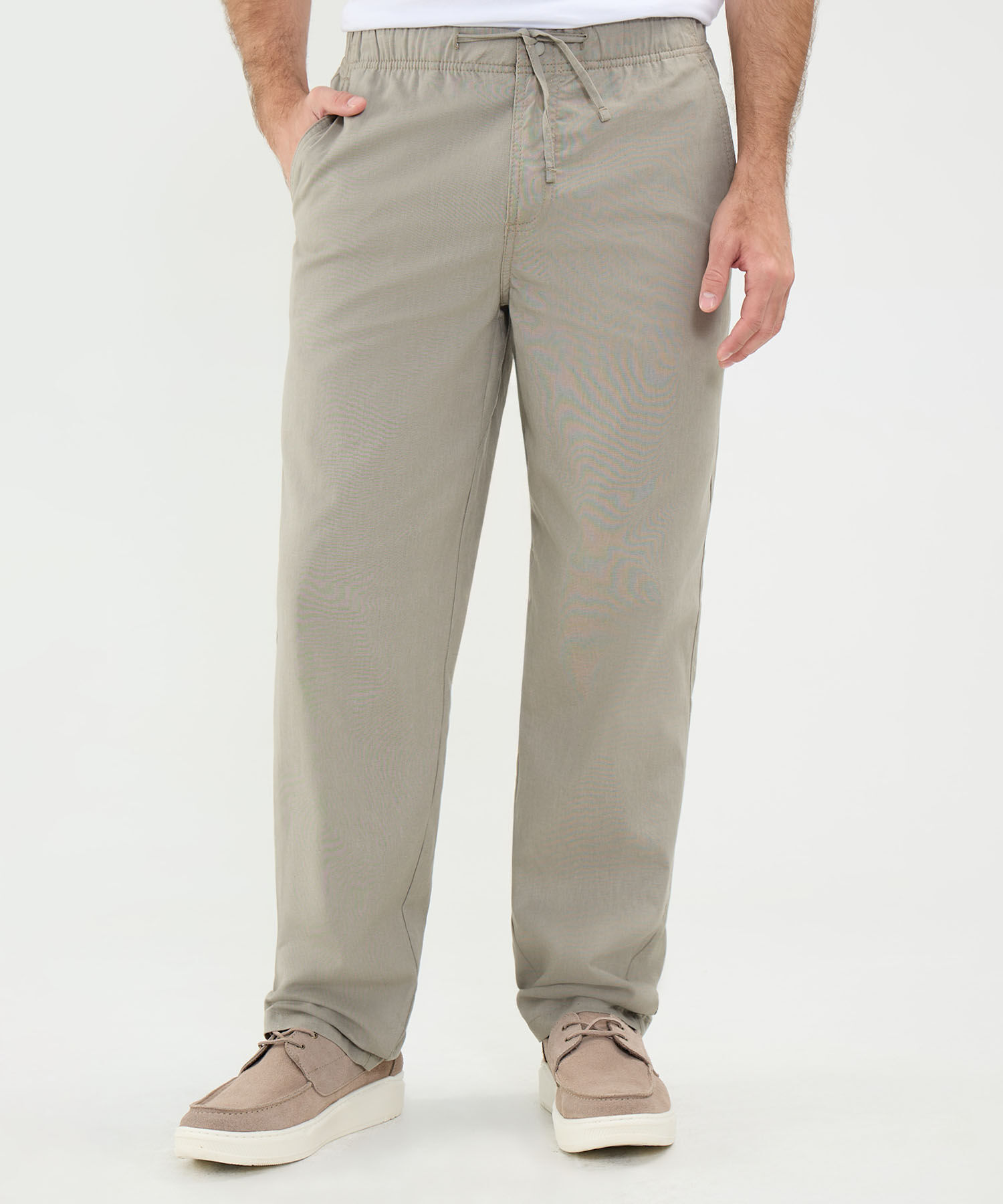 Pantal&oacute;n en Efecto Lino