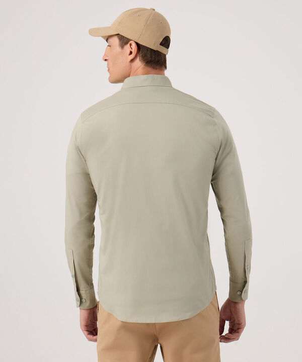 Camisa Corbatera Manga Larga