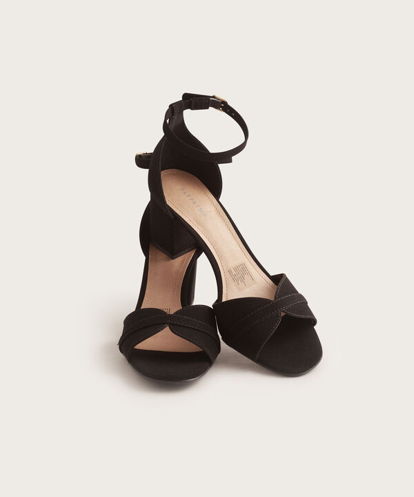 Sandalias De Tac&oacute;n Con Tiras Cruzadas Para Mujer image number null
