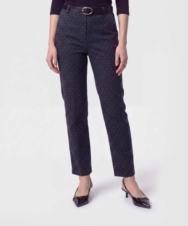 Pantal&oacute;n Chino Tobillero Para Mujer image number null