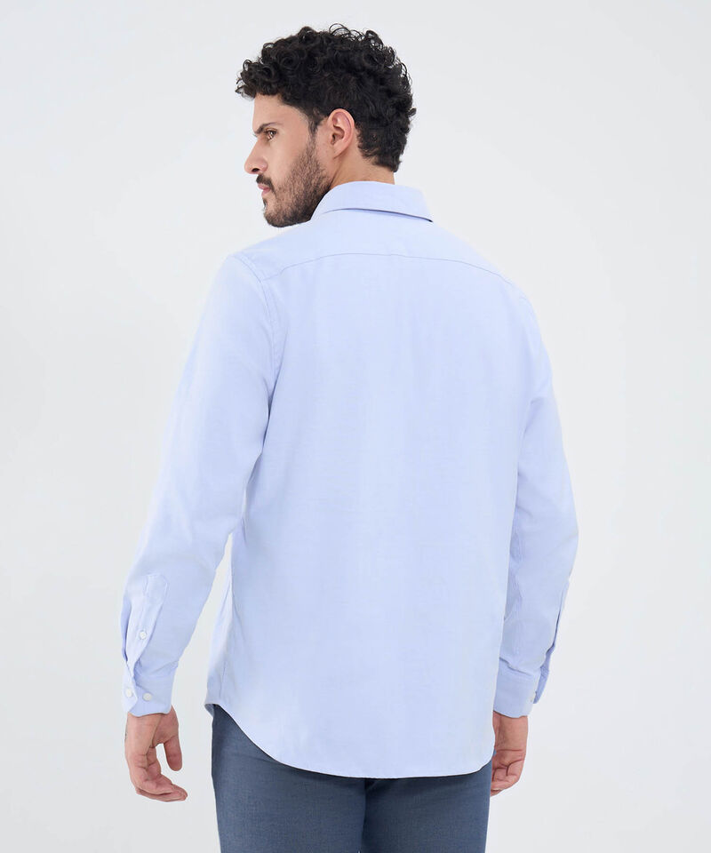 Camisa Manga Larga Dise&ntilde;o Cl&aacute;sico Para Hombre
