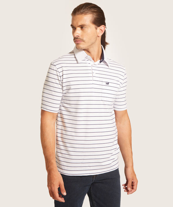 Polo Cuello Duro Bicolor image number null