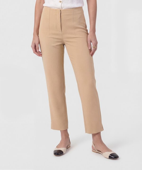 Pantal&oacute;n Clasico De Tiro Alto Para Mujer image number null