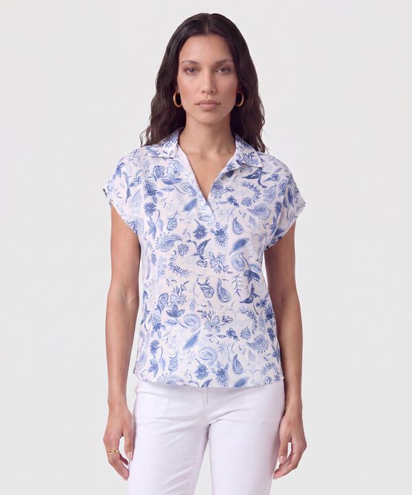 Blusa Camisera Manga Corta Para Mujer image number null