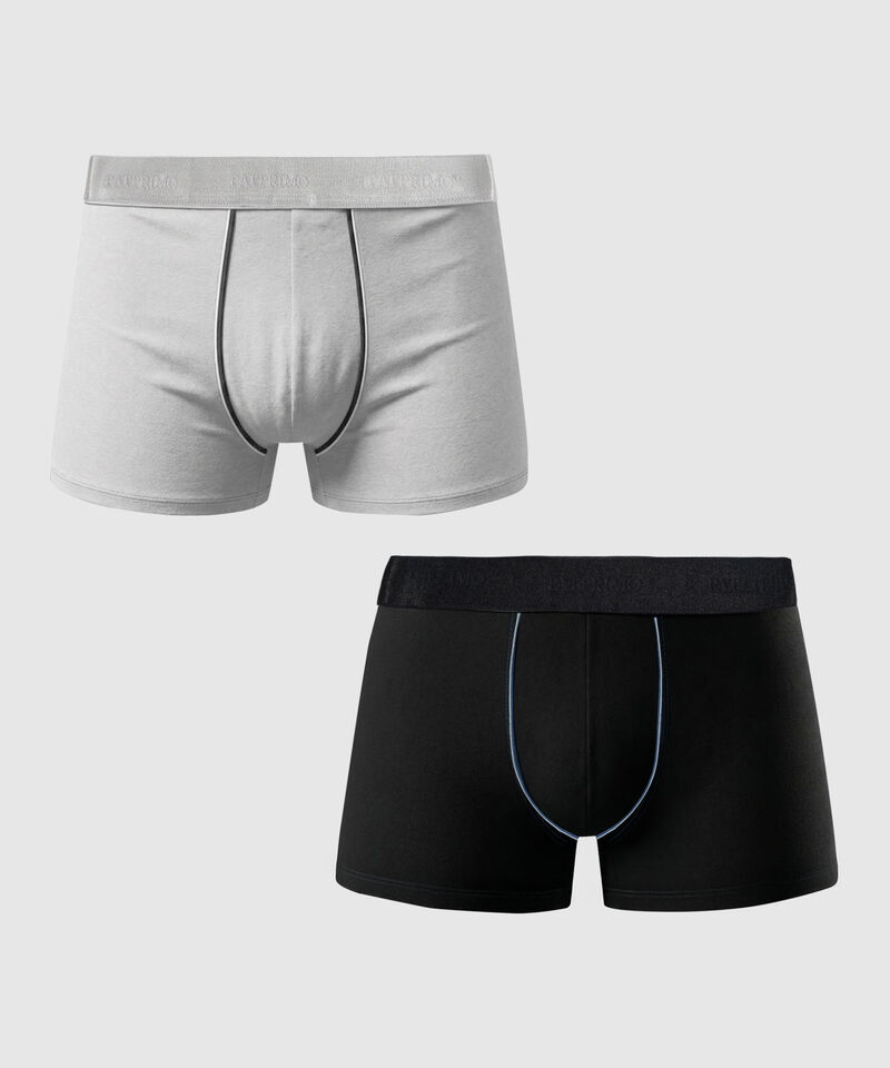 Set x2 B&oacute;xers Trunk B&aacute;sicos para Hombre