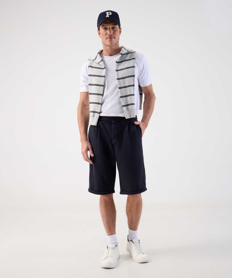 Bermuda Deportiva Ajustable Suave Para Hombre