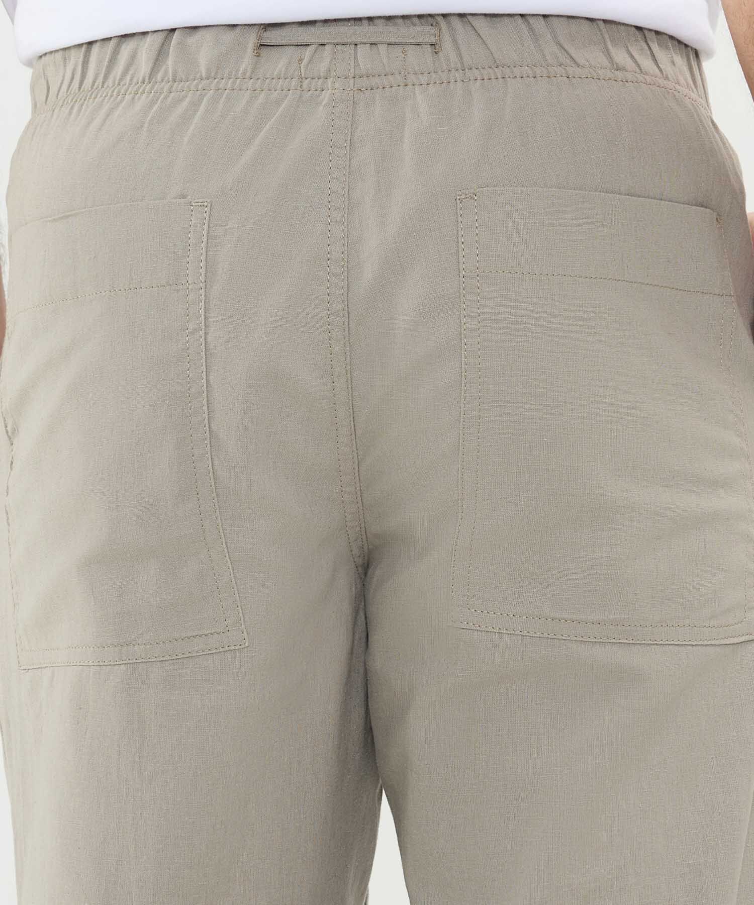 Pantal&oacute;n en Efecto Lino