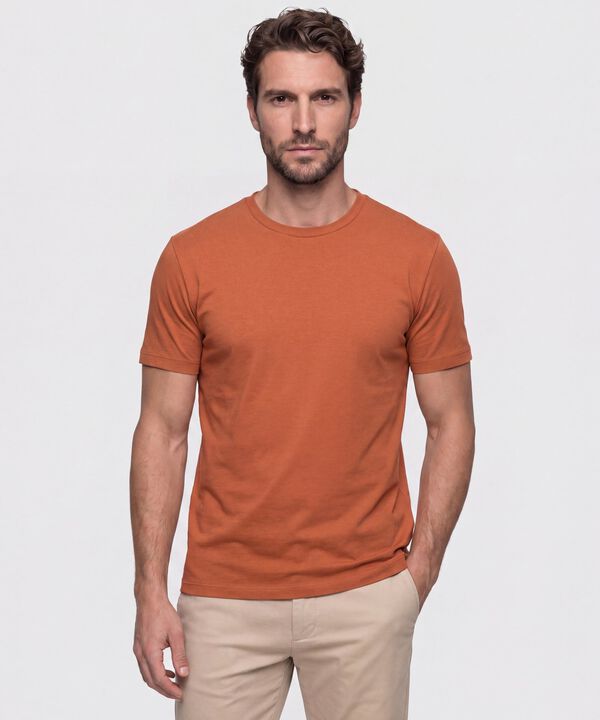 Camiseta B&aacute;sica Cuello Redondo Hombre image number null