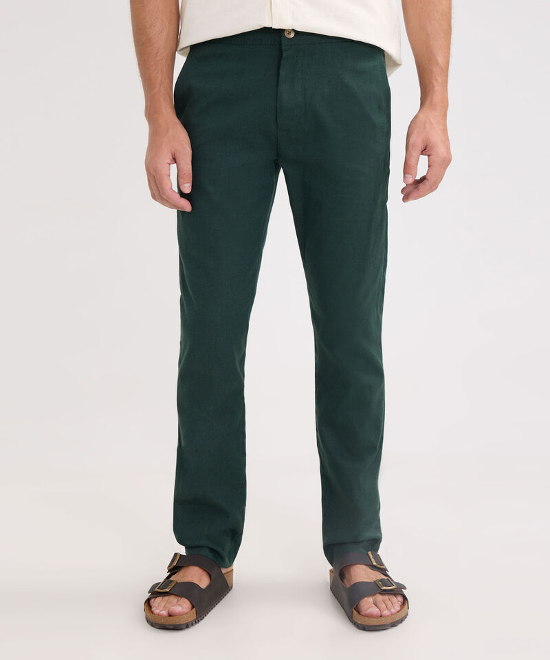Pantal&oacute;n Chino Lino Con  Elastico