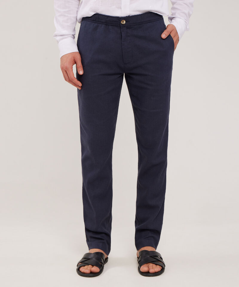 Pantal&oacute;n Tipo Chino En Lino