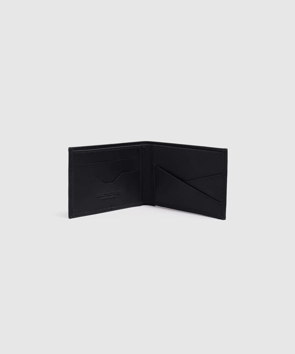 Billetera De Cuero Con Logo Repujado