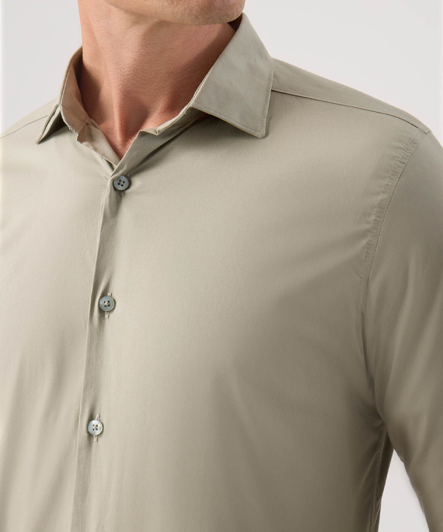 Camisa Corbatera Manga Larga