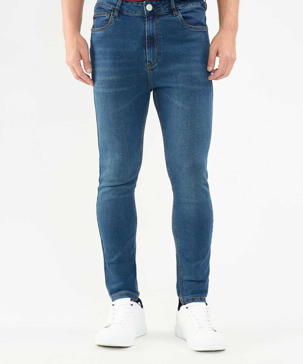 Jeans Skinny Tono Oscuro