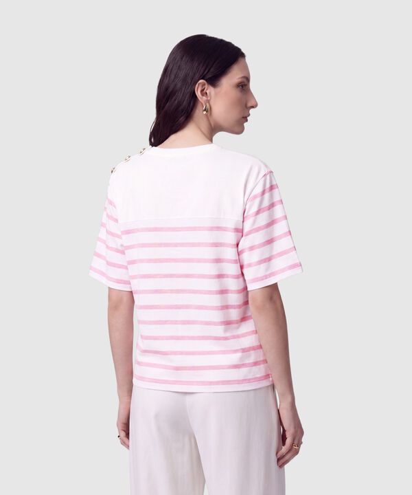 Blusa con Botones en Hombro para Mujer