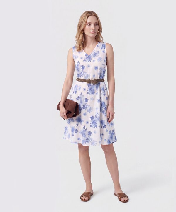 Vestido Midi Con Cintur&oacute;n Mujer image number null
