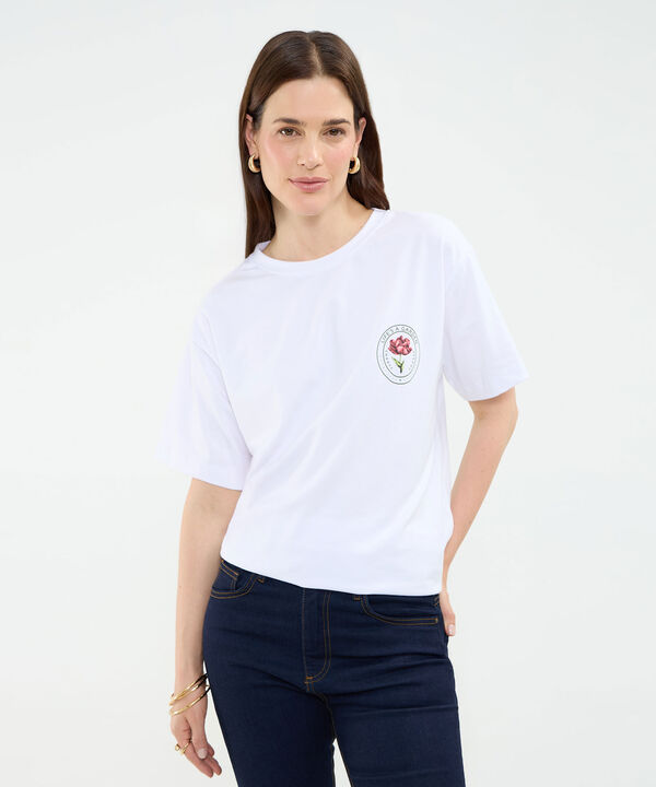 Camiseta Estampado Bot&aacute;nico image number null