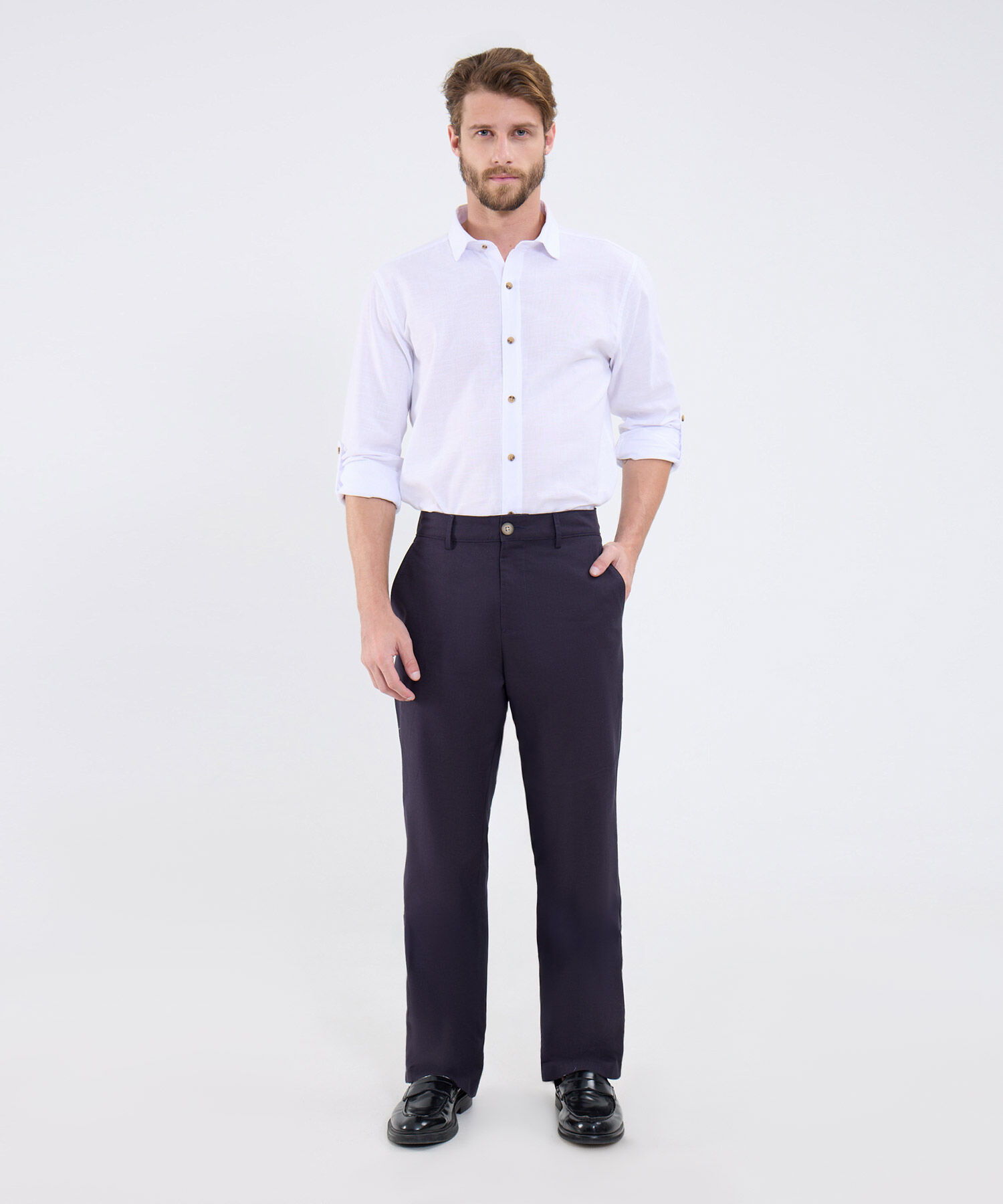 Pantalon Regular Para Hombre