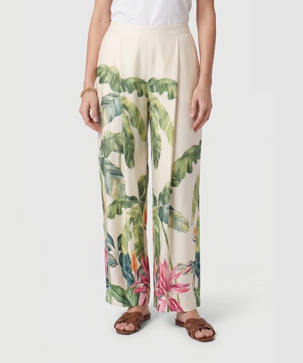 Pantal&oacute;n Fluidos Con Prenses Para Mujer image number null