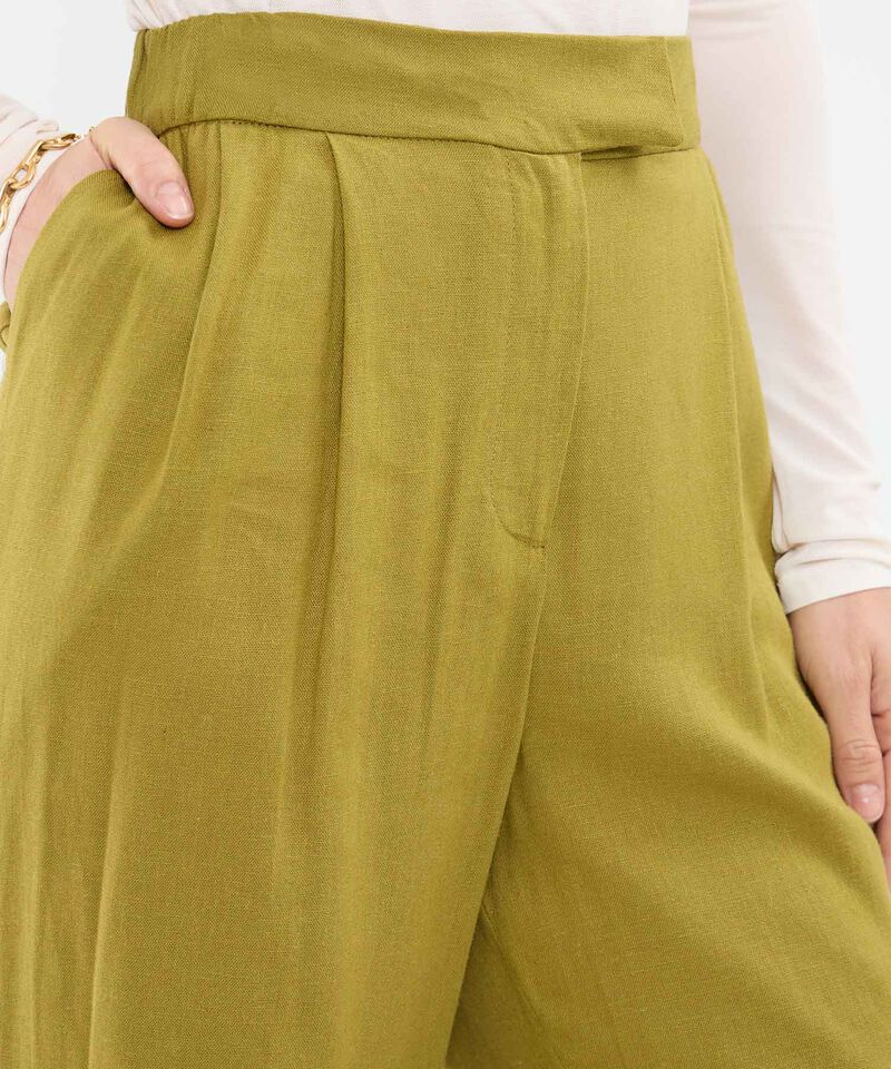 Pantal&oacute;n en Efecto Lino