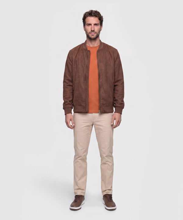 Camiseta B&aacute;sica Cuello Redondo Hombre