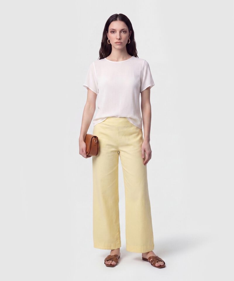 Blusa Cuello Redondo Ca&iacute;da Fluida Mujer
