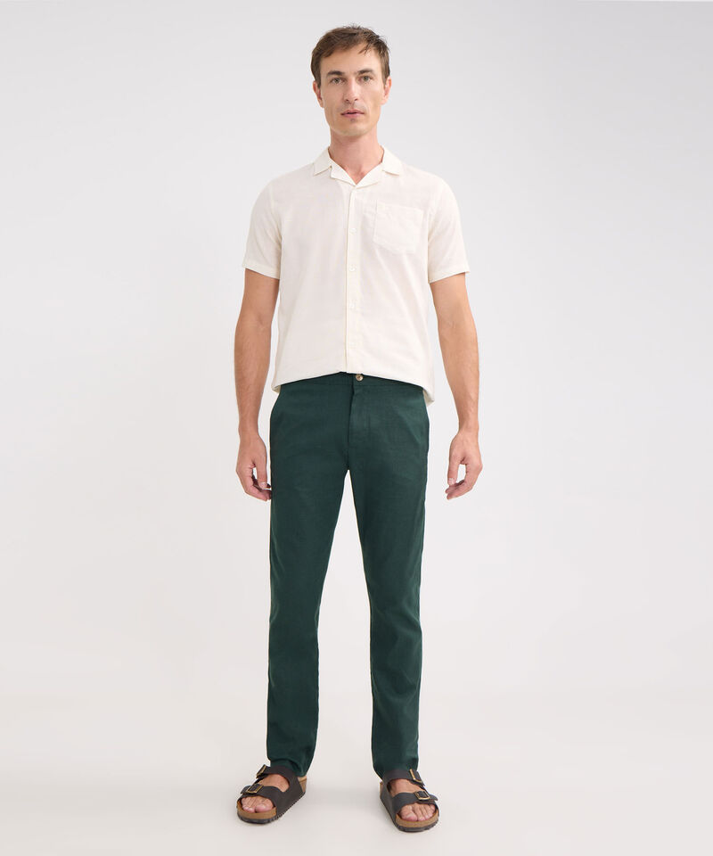 Pantal&oacute;n Chino Lino Con  Elastico