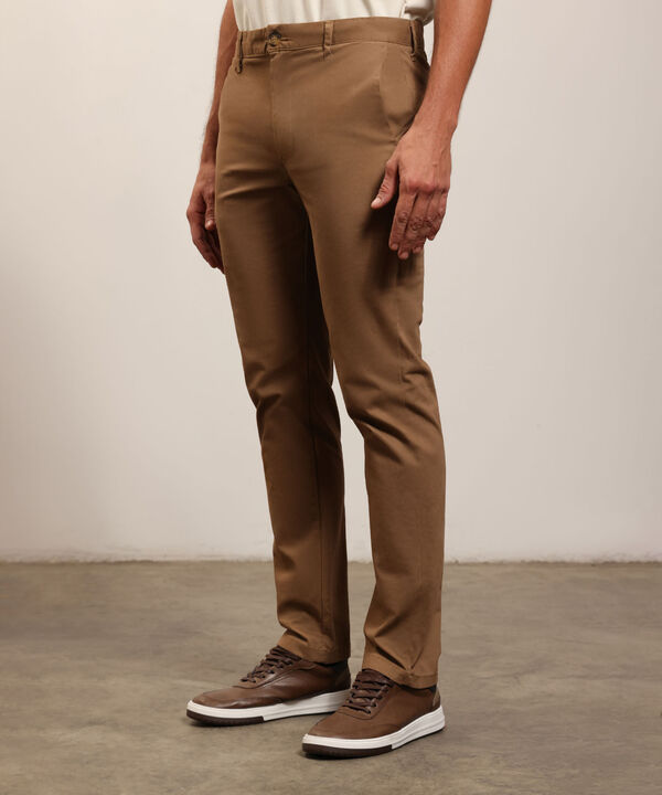 Pantal&oacute;n Cl&aacute;sico Para Hombre De Corte Recto image number null