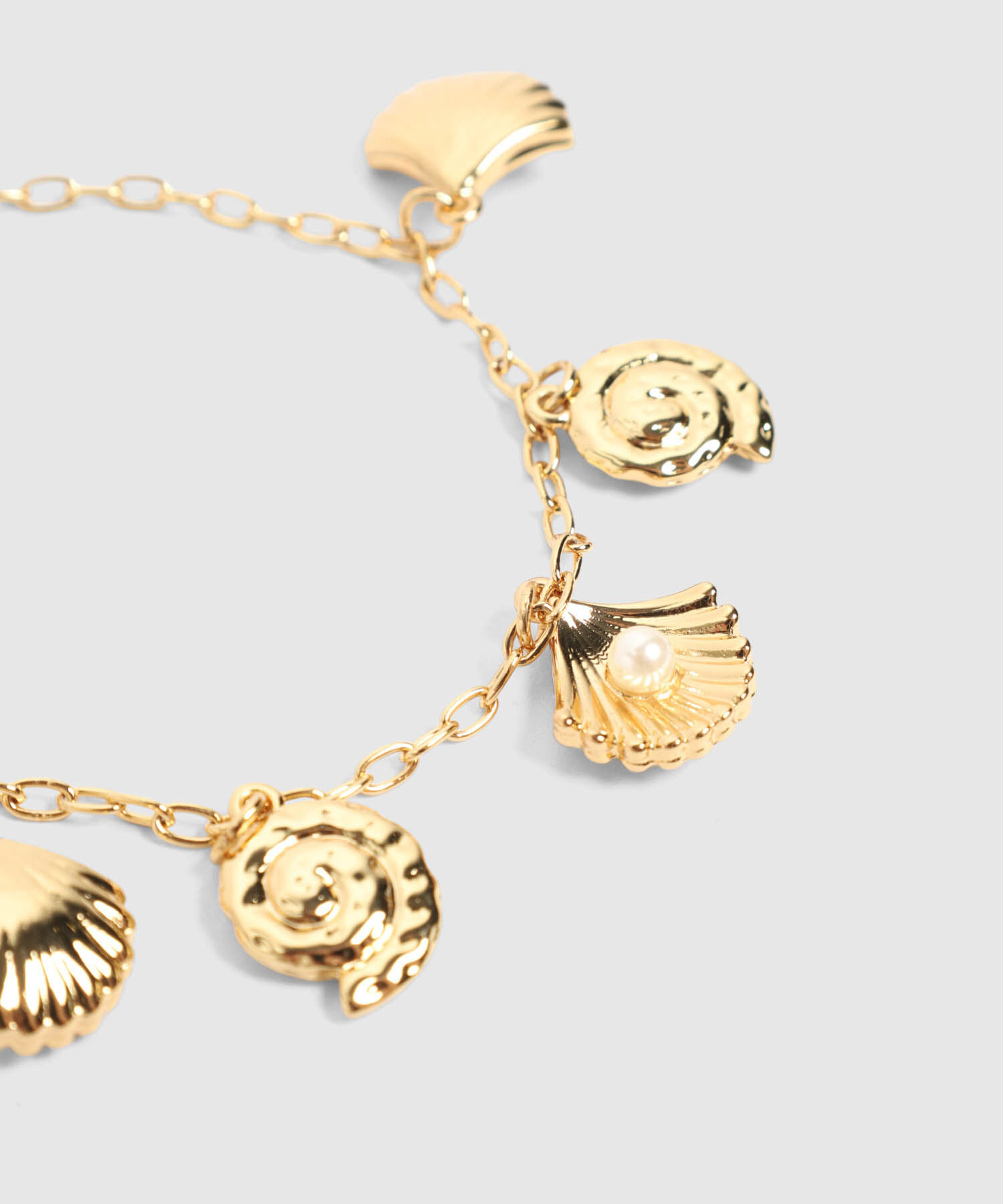 Pulsera con Dijes de Conchas para Mujer