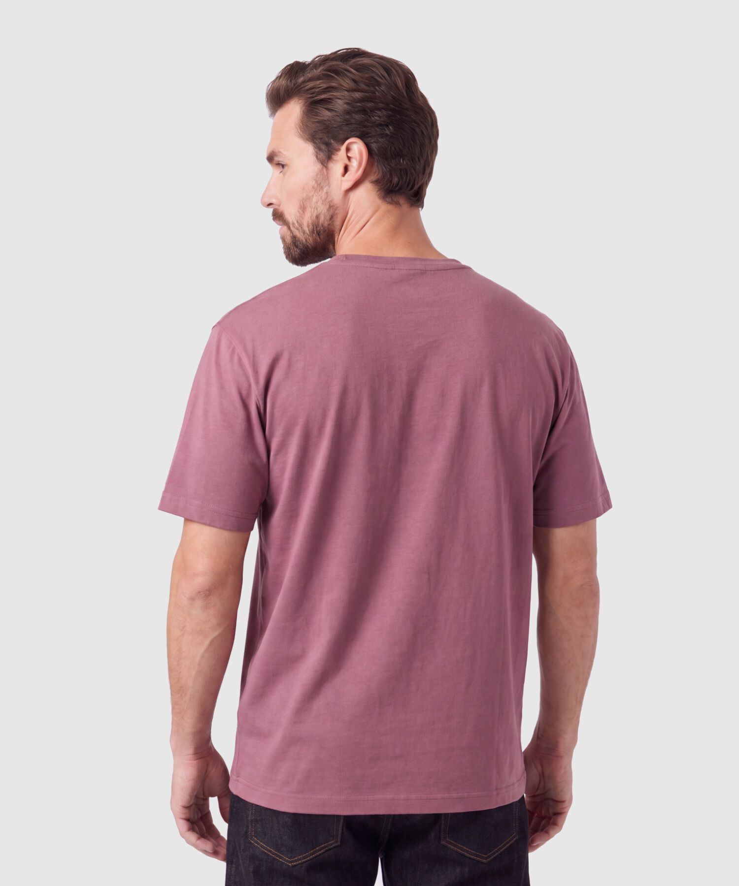 Camiseta B&aacute;sica De Cuello Redondo Para Hombre